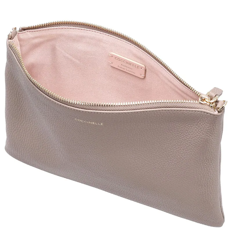 Coccinelle Best Crossbody - Bolso bandolera 27.5 cm (warm taupe)