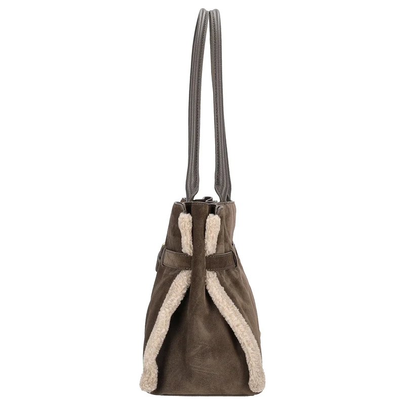 Coccinelle Sabine Soft - Bolso de hombro 36 cm (fango/wart.t/fan)