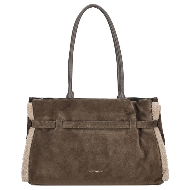 Coccinelle Sabine Soft - Bolso de hombro 36 cm (fango/wart.t/fan)