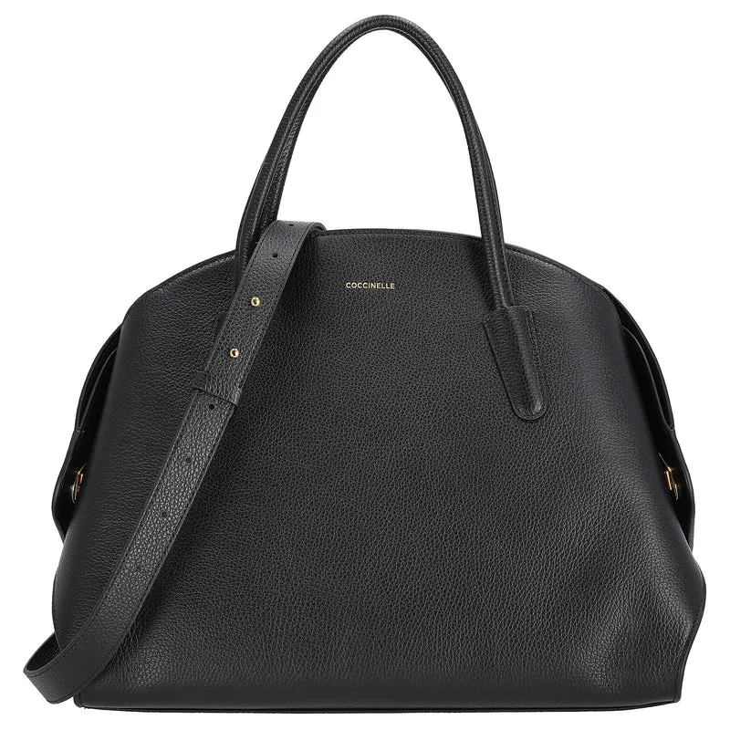 Coccinelle Tylde Soft - Bolso de mano 36 cm (noir)