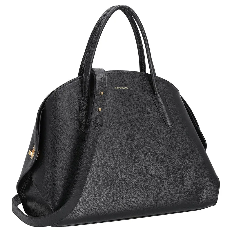 Coccinelle Tylde Soft - Bolso de mano 36 cm (noir)