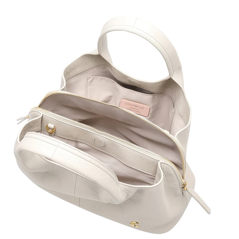 Coccinelle Nell - Bolso bandolera 32 cm (eucalipto)