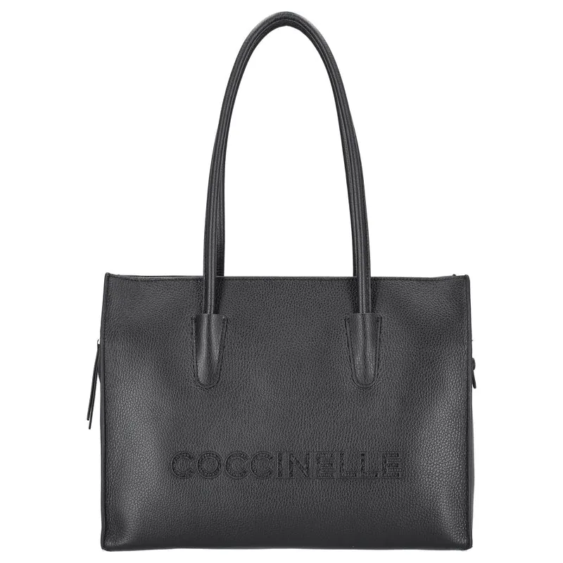 Coccinelle Myrtha 26 - Bolso de mano 36 cm (noir)