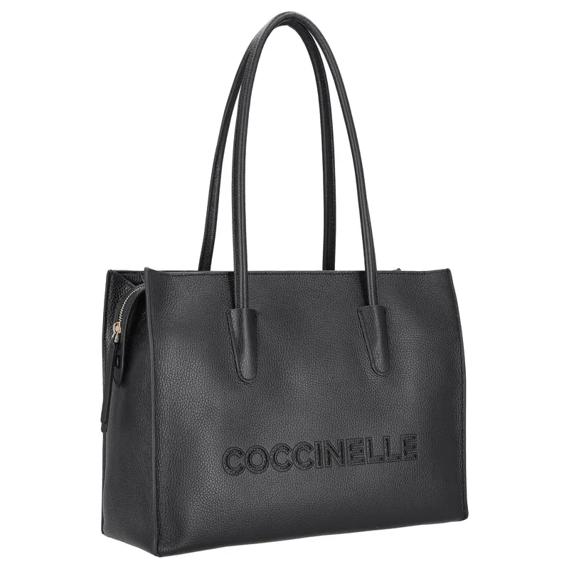 Coccinelle Myrtha 26 - Bolso de mano 36 cm (noir)