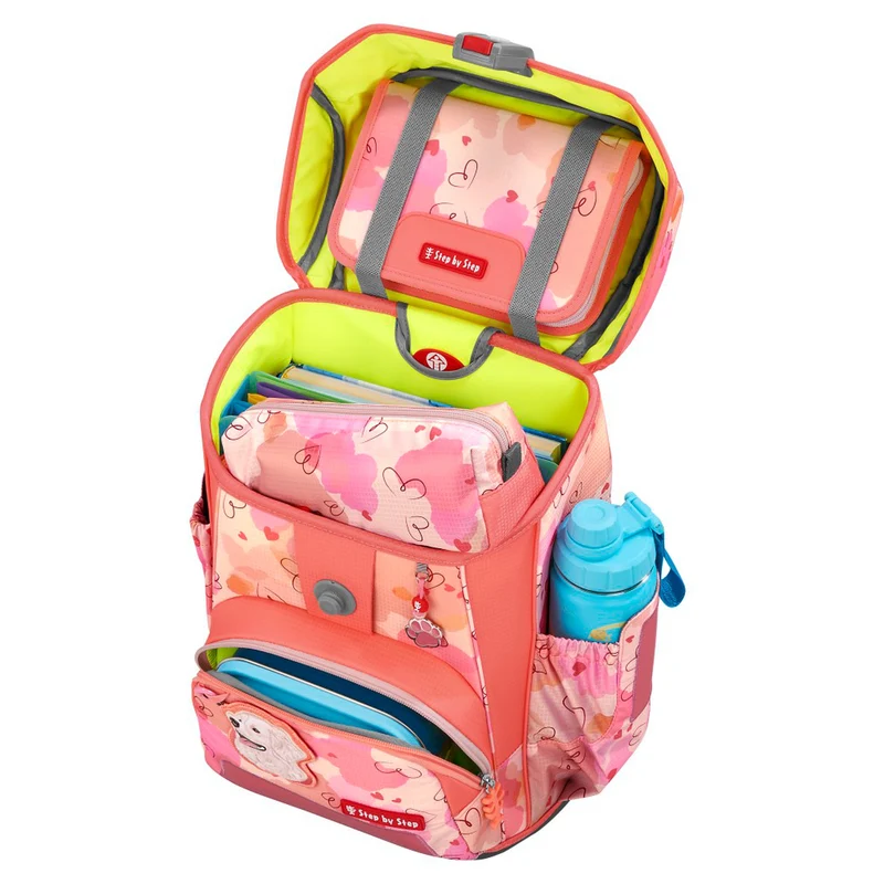 Step by Step Cloud - Set de mochila escolar 5 pzas. (Dog Kira)