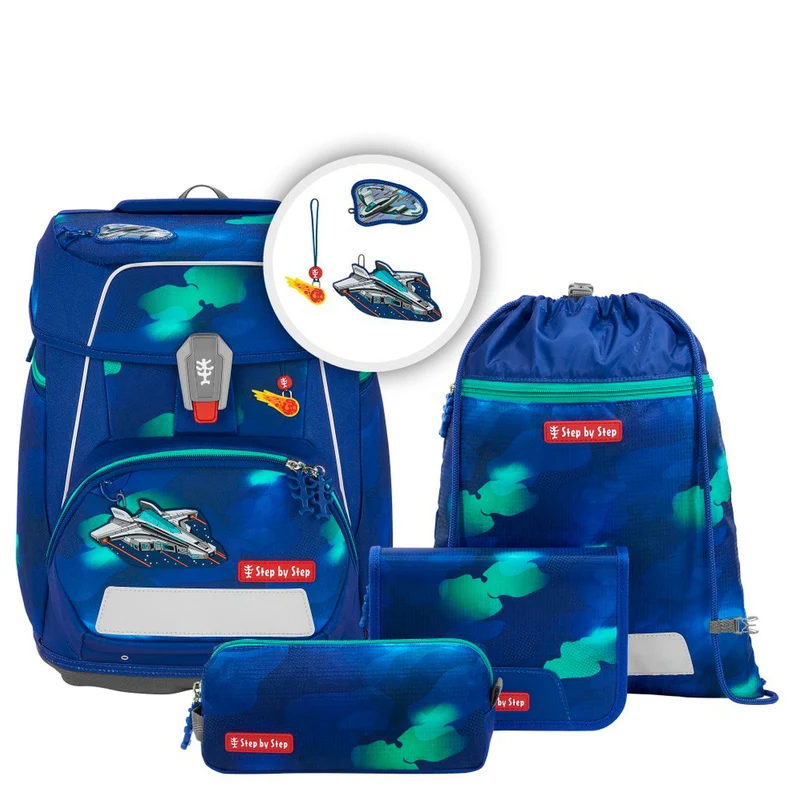 Step by Step Space - Set de mochila escolar 5 pzas. (Starship Juno)