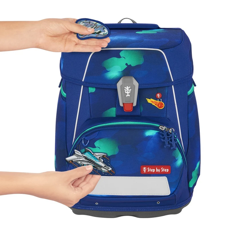 Step by Step Space - Set de mochila escolar 5 pzas. (Starship Juno)