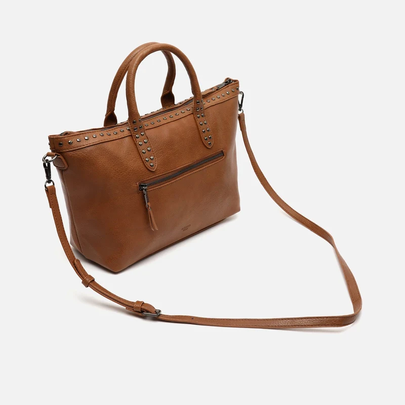 Kalani bolso tote con asa bandolera y detalles metálicos ED.