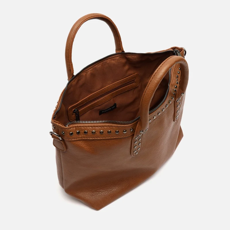 Kalani bolso tote con asa bandolera y detalles metálicos ED.