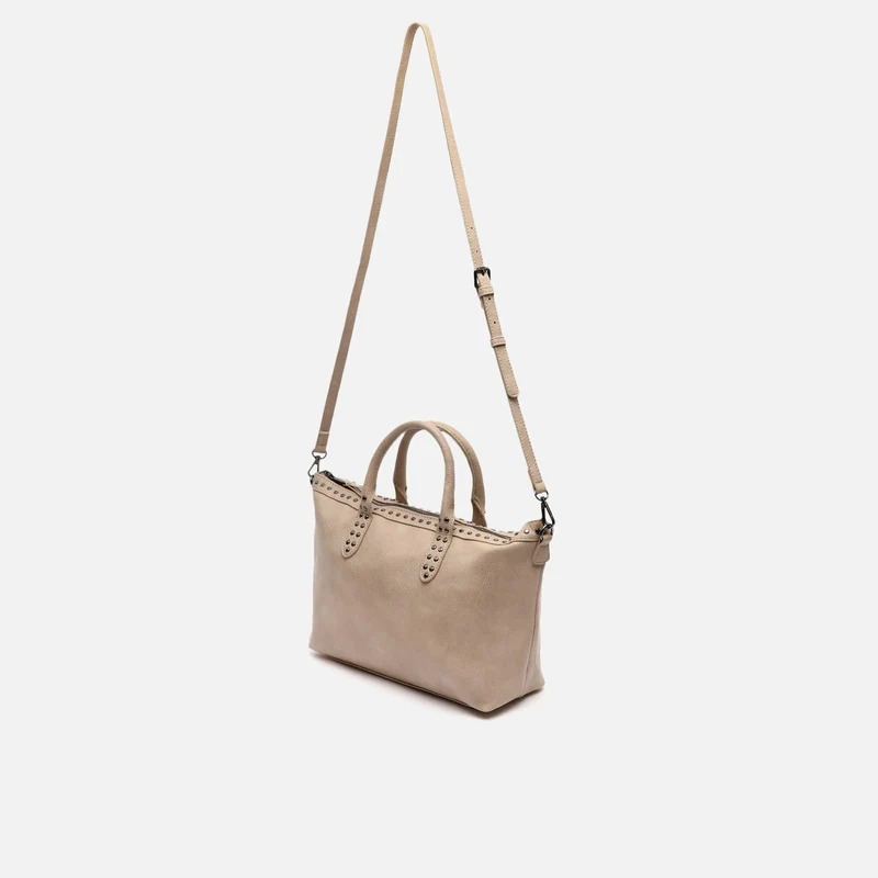 Kalani bolso tote con asa bandolera y detalles metálicos ED.