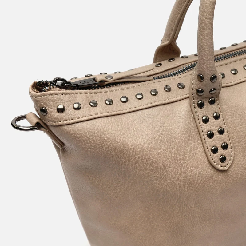 Kalani bolso tote con asa bandolera y detalles metálicos ED.