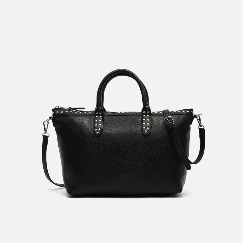 Kalani bolso tote con asa bandolera y detalles metálicos ED.