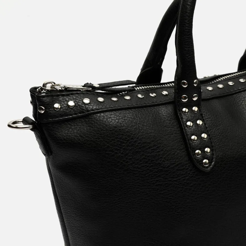 Kalani bolso tote con asa bandolera y detalles metálicos ED.