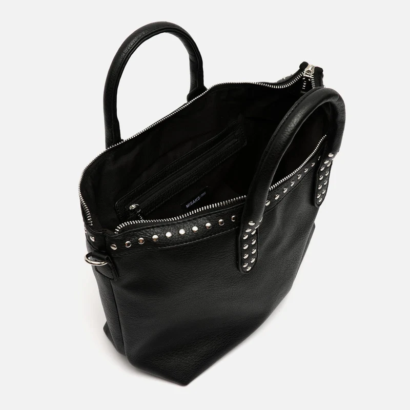 Kalani bolso tote con asa bandolera y detalles metálicos ED.