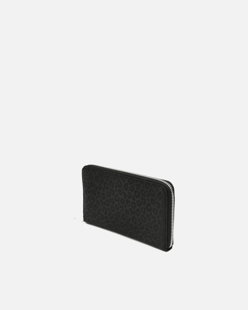 Pardi monedero grande con estampado animal print