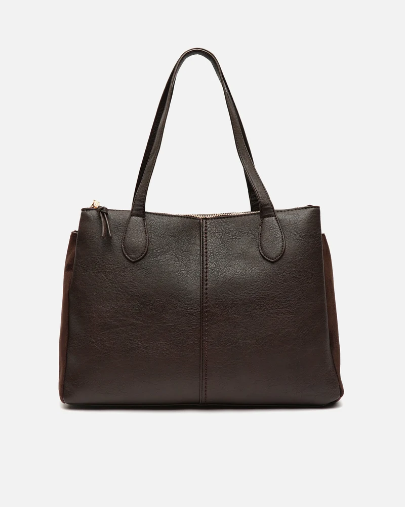 Caton bolso shopper grande efecto ante