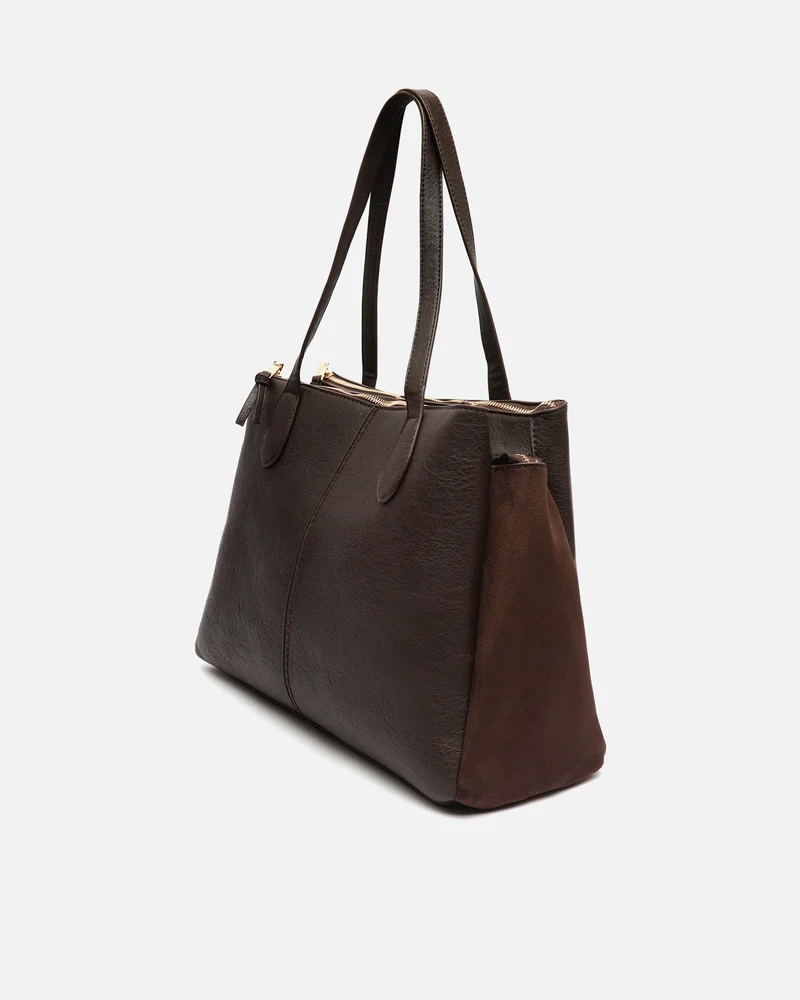 Caton bolso shopper grande efecto ante
