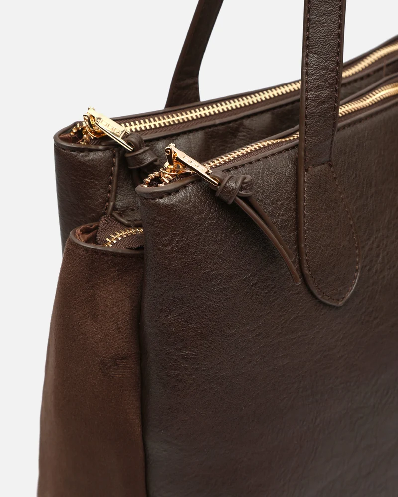 Caton bolso shopper grande efecto ante