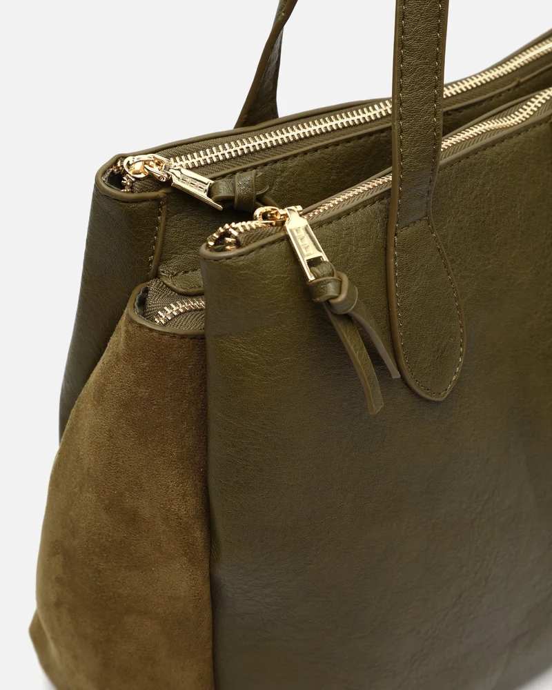 Caton bolso shopper grande efecto ante