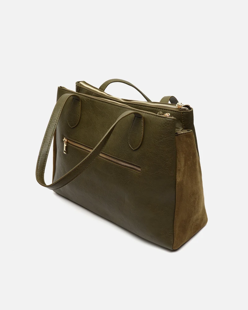 Caton bolso shopper grande efecto ante
