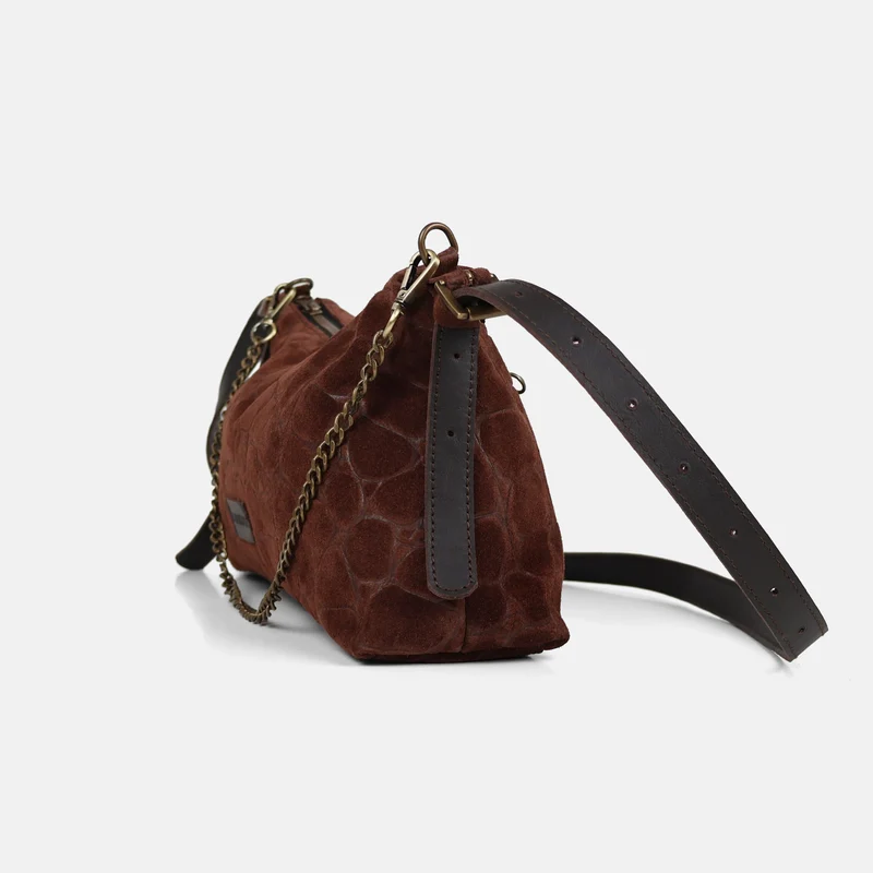 Bolso de hombro y bandolera Coco de serraje CUIROTS