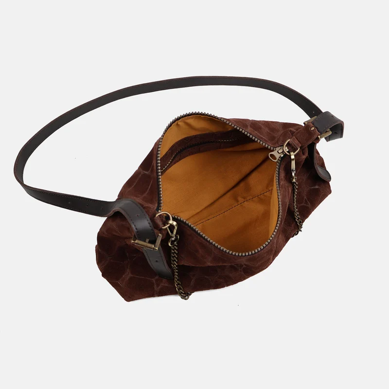 Bolso de hombro y bandolera Coco de serraje CUIROTS