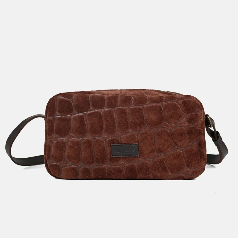 Bolso bandolera Coco de serraje CUIROTS