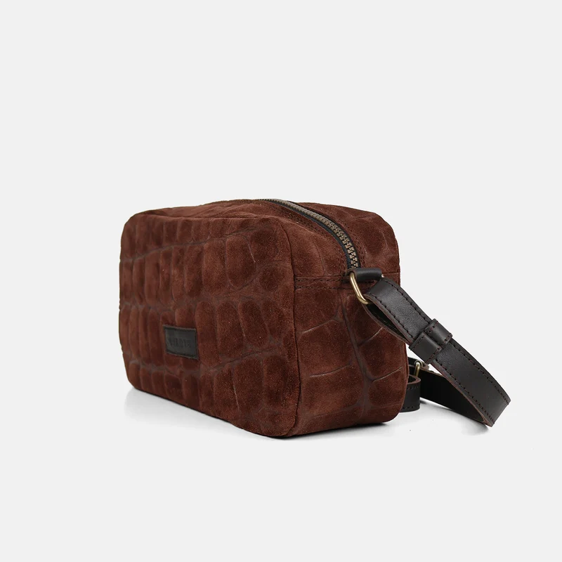 Bolso bandolera Coco de serraje CUIROTS