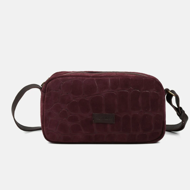 Bolso bandolera Coco de serraje CUIROTS