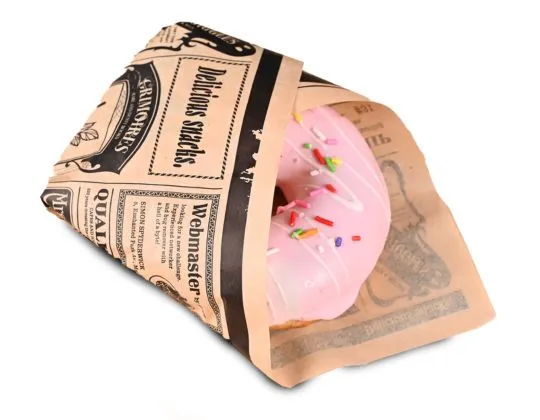 Papel Antigrasa Anuncios Kraft 28x34cm (500 unid/pack)