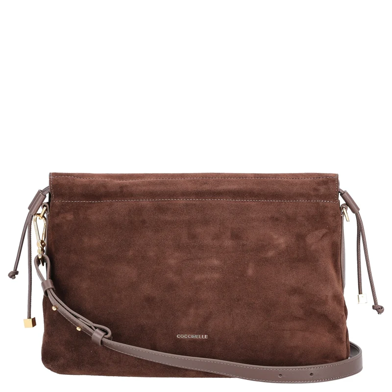 Coccinelle Lidia Suede Bim - Bolso de hombro 31 cm (brunette/brunet)