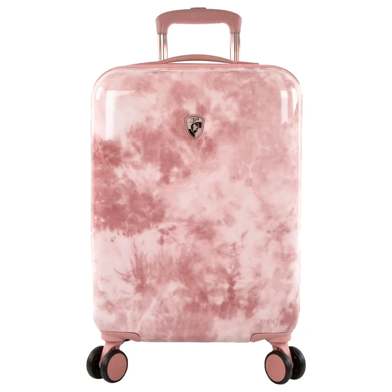 Heys Tie Dye Rose - Maleta de cabina S de 4 ruedas (rosa)