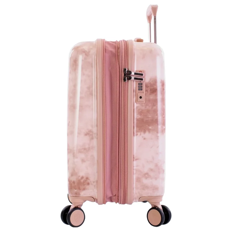 Heys Tie Dye Rose - Maleta de cabina S de 4 ruedas (rosa)