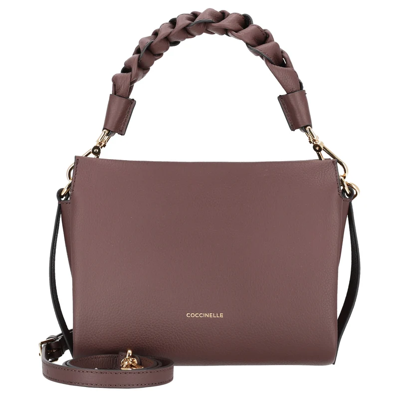 Coccinelle Boheme Grana Double - Bolso de mano S 23 cm (berry/winter rose)