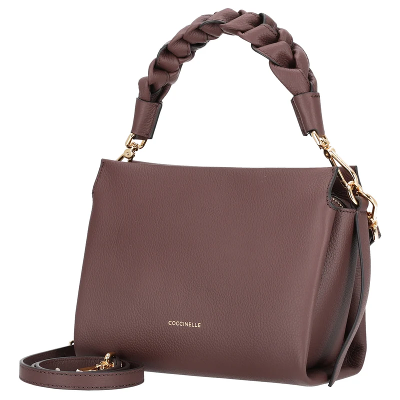 Coccinelle Boheme Grana Double - Bolso de mano S 23 cm (berry/winter rose)