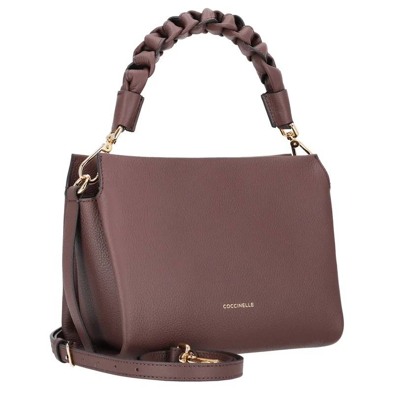 Coccinelle Boheme Grana Double - Bolso de mano S 23 cm (berry/winter rose)