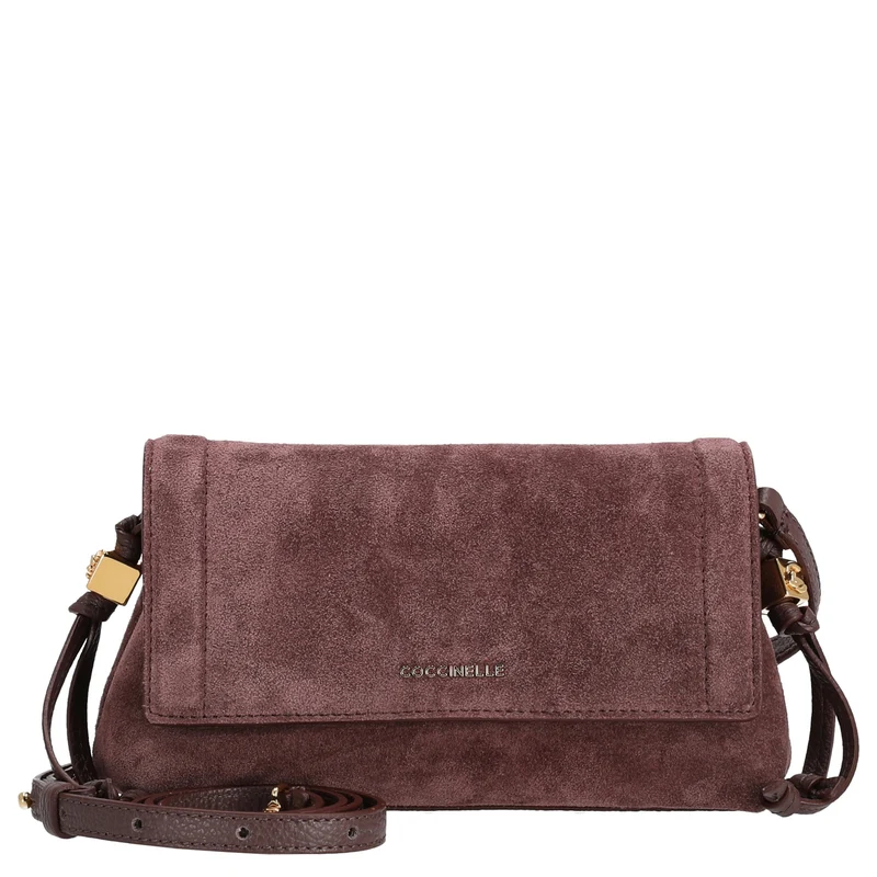 Coccinelle Thess Bimaterial - Bolso bandolera 21 cm (berry)