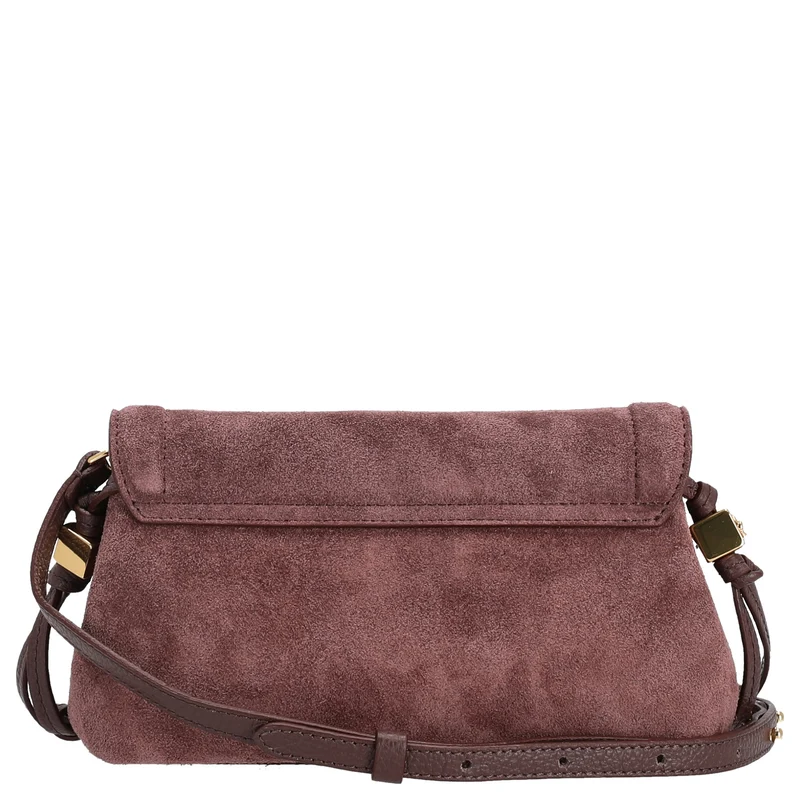Coccinelle Thess Bimaterial - Bolso bandolera 21 cm (berry)