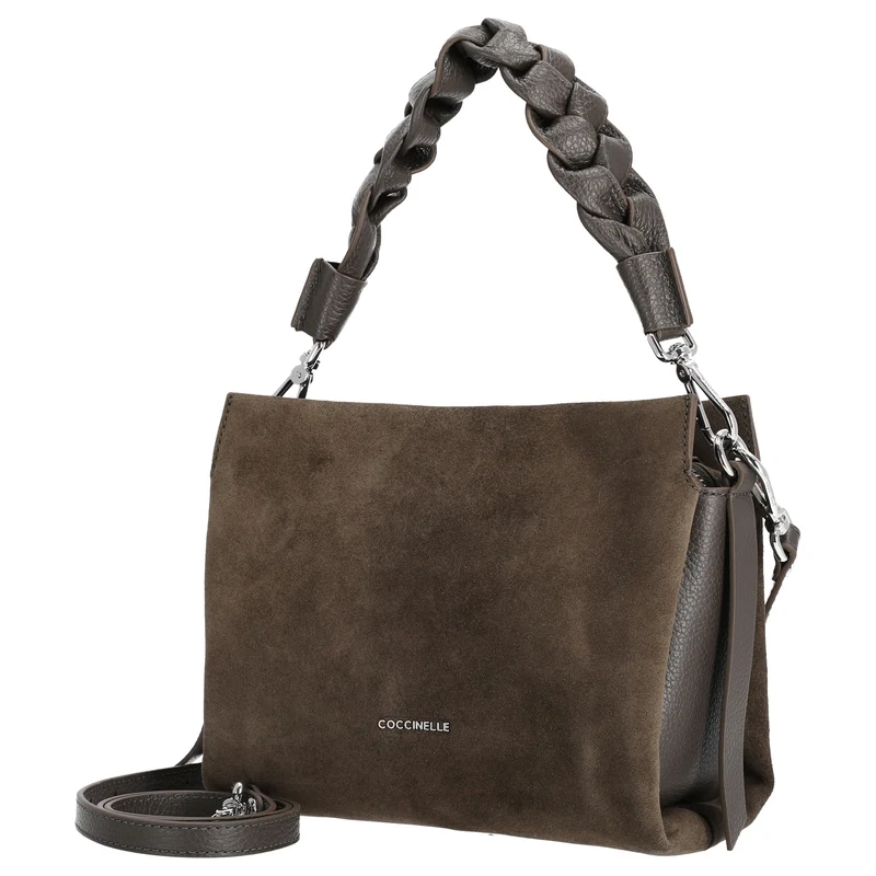 Coccinelle Boheme Suede - Bolso bandolera 23 cm (fango/fango)