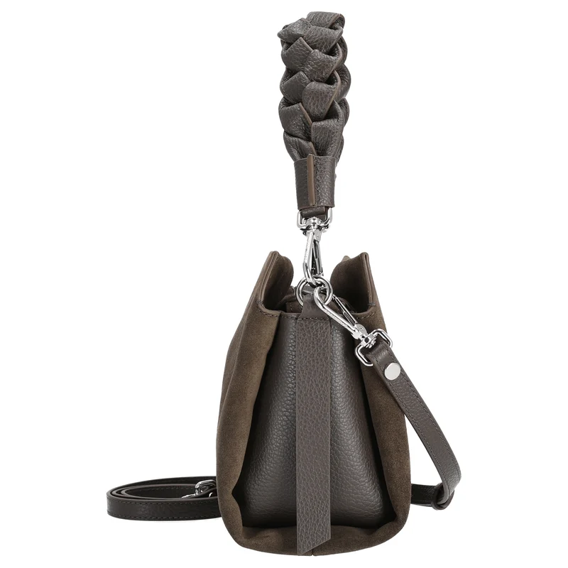 Coccinelle Boheme Suede - Bolso bandolera 23 cm (fango/fango)
