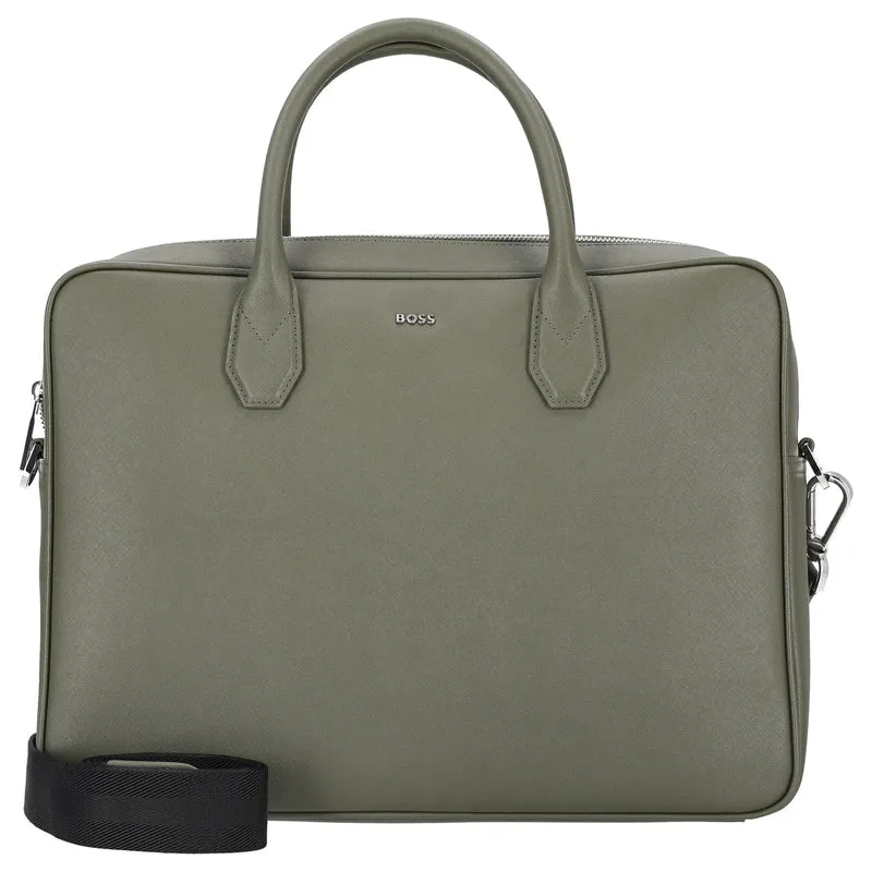 BOSS Men Northon - Bolsa para portátil 38 cm (open green)