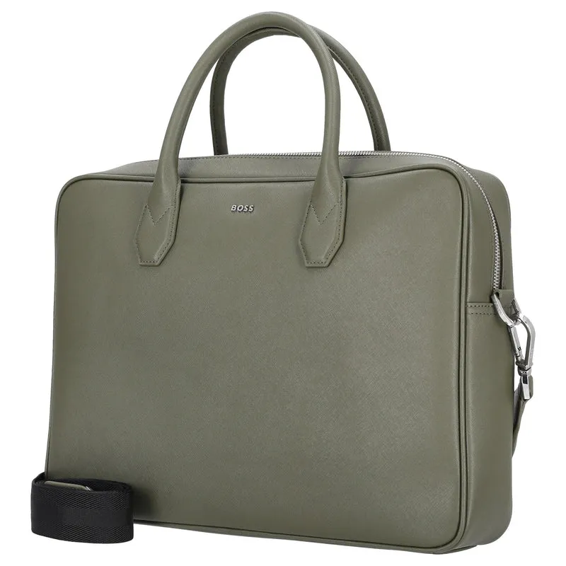 BOSS Men Northon - Bolsa para portátil 38 cm (open green)