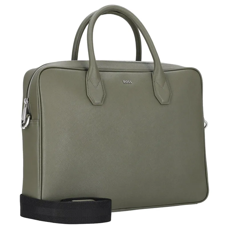 BOSS Men Northon - Bolsa para portátil 38 cm (open green)