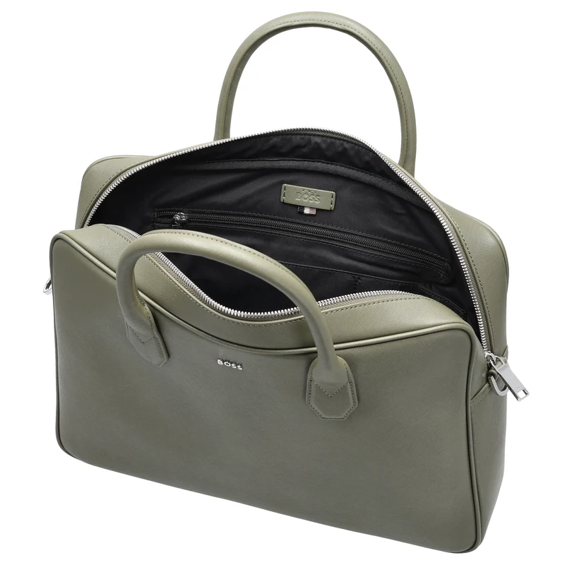 BOSS Men Northon - Bolsa para portátil 38 cm (open green)