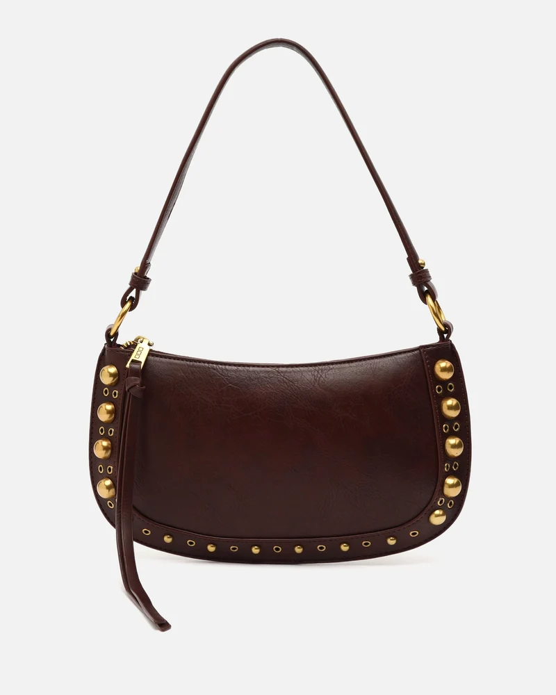 Maden bolso de hombro pequeño con detalles metálicos