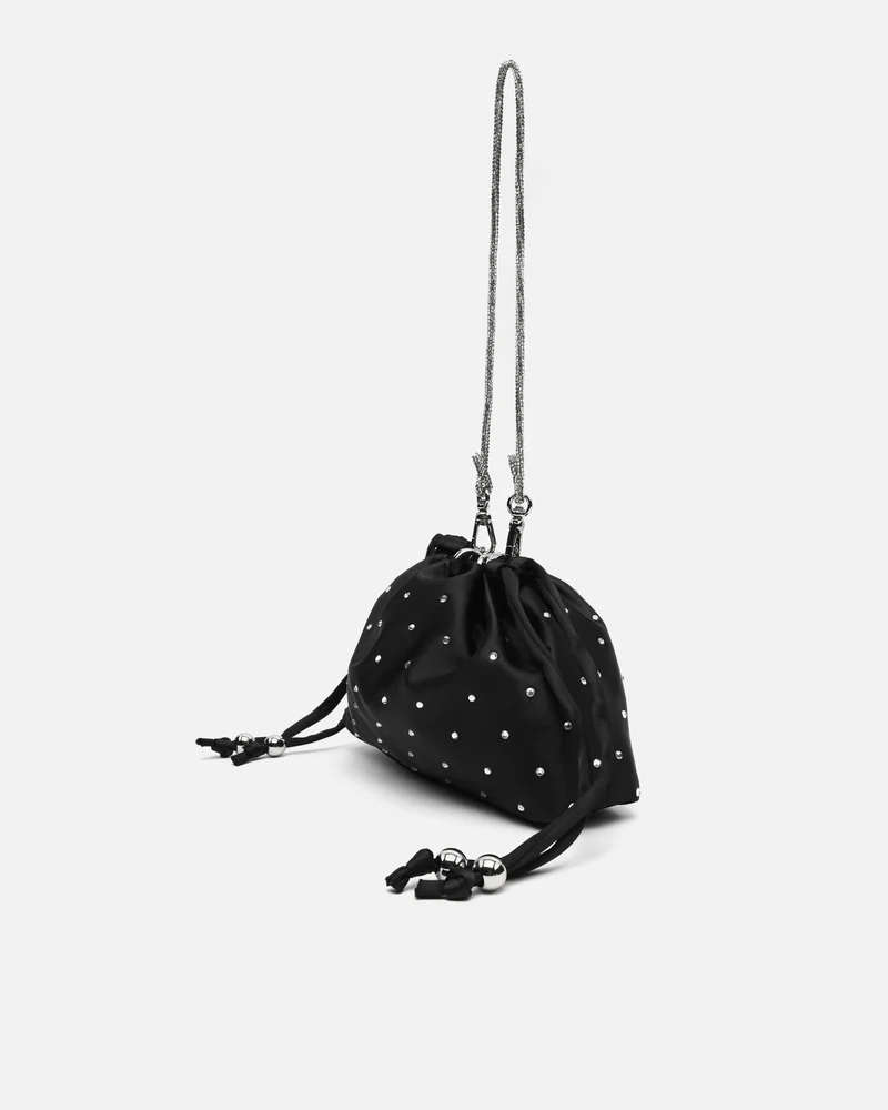 Cristal bolso de fiesta pequeño con detalles strass