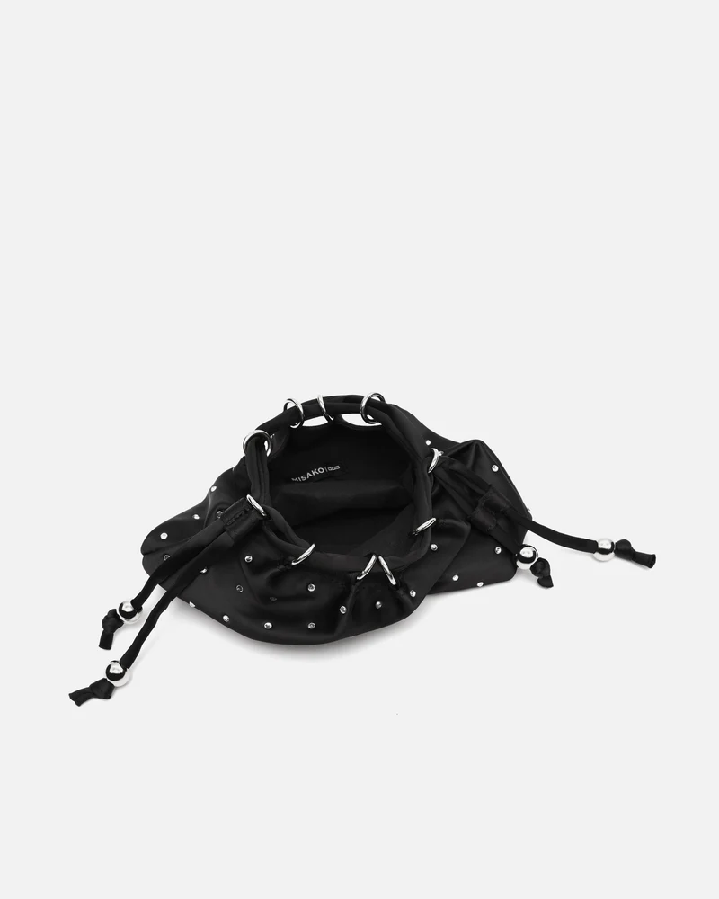 Cristal bolso de fiesta pequeño con detalles strass