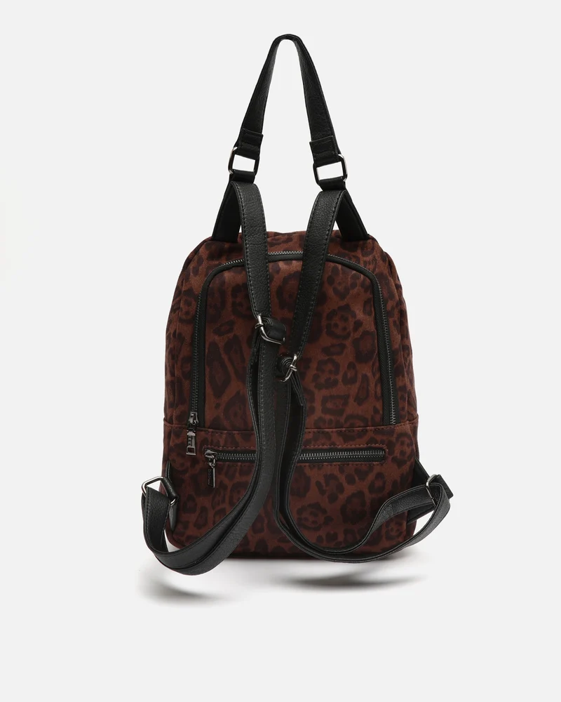 Belbu mochila antirrobo efecto ante animal print