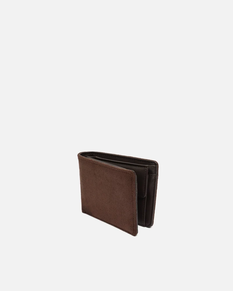 Telmo-1 cartera efecto ante con compartimento para billetes, tarjetas y monedas