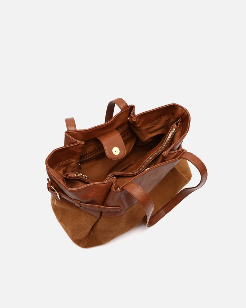 Richo bolso de hombro combiado efecto ante